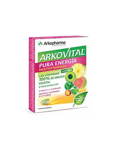 ARKOVITAL PURA ENERGIA MULTIVITAMINICO 30 COMPRIMIDOS