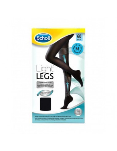 MEDIAS E.T. CINT COMP LIGERA 60 DEN SCHOLL LIGHT NEGRO T - M