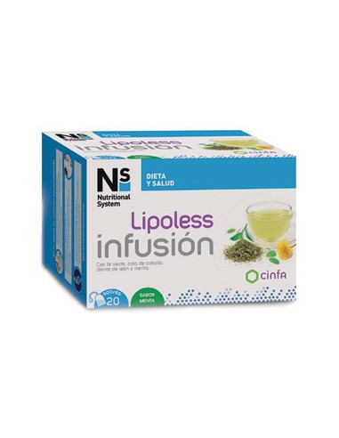 NS LIPOLESS INFUSION 20 SOBRES 1,5 g SABOR MENTA