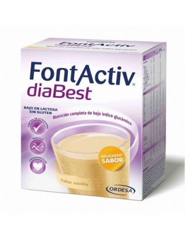 FONTACTIV DIABEST 7 SOBRES 52 g SABOR VAINILLA