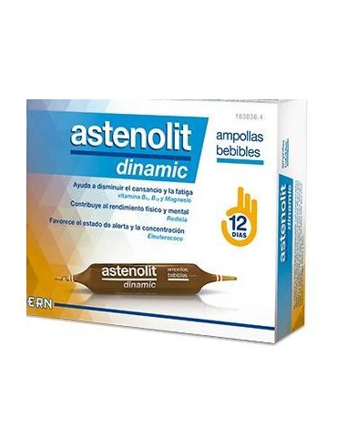 ASTENOLIT DINAMIC 12 AMPOLLAS BEBIBLES 10 ml