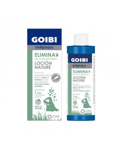 GOIBI ANTIPIOJOS LOCION NATURE ELIMINA SIN INSECTICIDA 1 ENVASE 200 ML