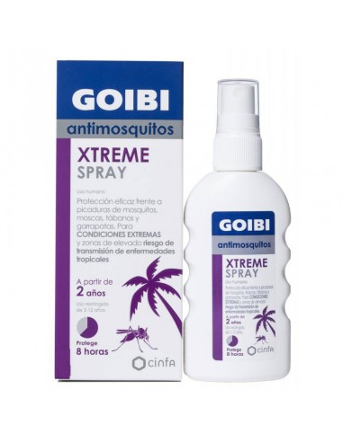 GOIBI XTREME FORTE REPELENTE DE INSECTOS 1 SPRAY 75 ML