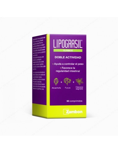 LIPOGRASIL DOBLE EFECTO CLASICO 50 COMPRIMIDOS