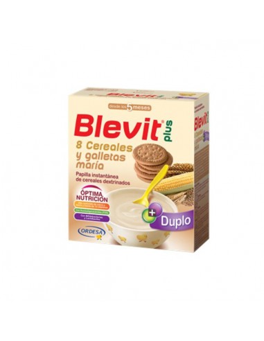 BLEVIT PLUS 8 CEREALES Y GALLETAS DUPLO 600 G