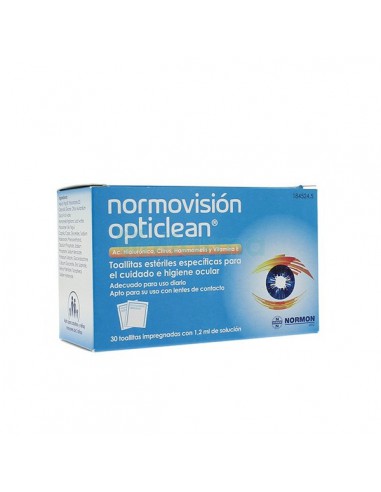 NORMOVISION OPTICLEAN 30 TOALLITAS