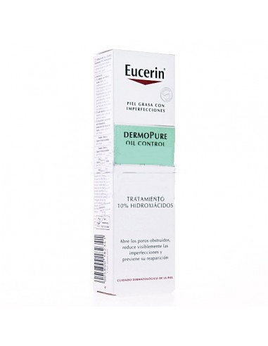 EUCERIN DERMOPURE OIL CONTROL TRATAMIENTO 10% HIDROXIACIDOS 1 ENVASE 40 ml