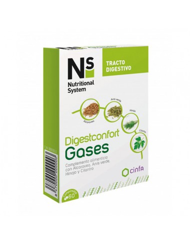 NS DIGESTCONFORT GASES 60 COMPRIMIDOS