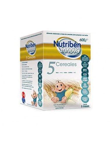 NUTRIBEN INNOVA 5 CEREALES 1 ENVASE 600 G