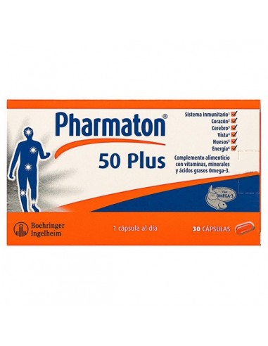 PHARMATON 50 PLUS 30 CAPS