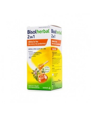 BISOLHERBAL 2 EN 1 JARABE 180 G