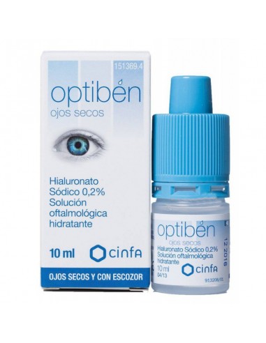 OPTIBEN OJOS SECOS GOTAS SEQUEDAD OCULAR 10 ML