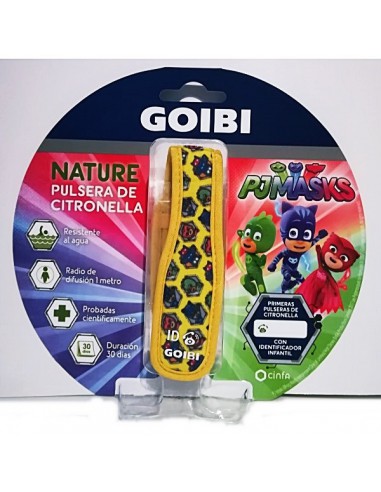 GOIBI PULSERA ANTIMOSQUITOS PJMASKS