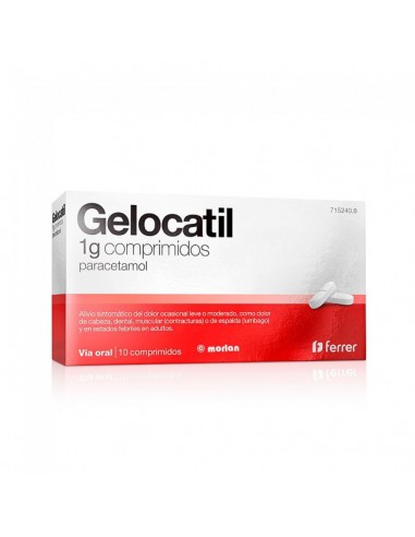 GELOCATIL 1 G 10 COMPRIMIDOS