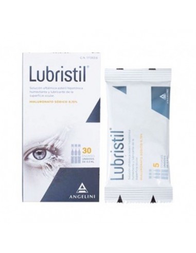 LUBRISTIL SOLUCION OFTALMICA 0.3 ML 30 MONODOSIS