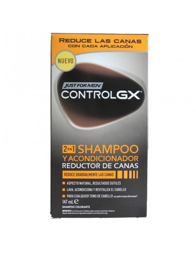 CONTROL GX REDUCTOR DE CANAS 2 EN 1 CHAMPU Y ACONDICIONADOR 147 ML