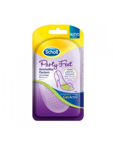 SCHOLL PARTY FEET APOYO ALMOHADILLA PLANTAR CON TECNOLOGIA GELACTIV 1 PAR