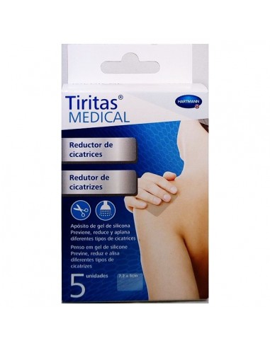 TIRITAS MEDICAL REDUCTOR DE CICATRICES 7.2 X 5 CM 5 U