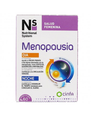 NS GINEPROTECT MENOPAUSIA DIA Y NOCHE 60 COMPRIMIDOS