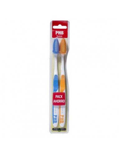 CEPILLO DENTAL ADULTO PHB PLUS SUAVE DUPLO