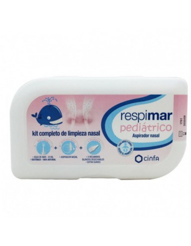 RESPIMAR PEDIATRICO KIT ASPIRADOR NASAL LIMPIEZA KIT COMPLETO