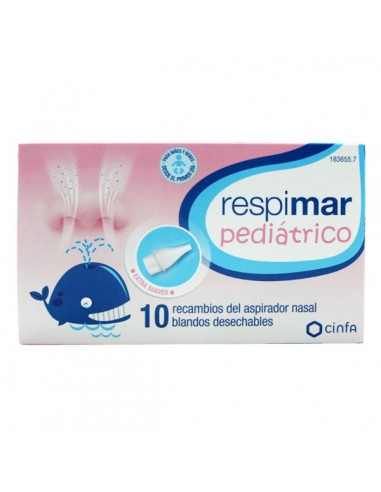 ASPIRADOR NASAL RECAMBIOS RESPIMAR PEDIATRICO 10 RECAMBIOS