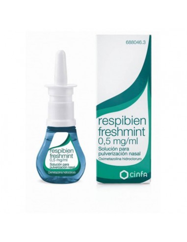 RESPIBIEN FRESHMINT 0,5 mg/ml SOLUCION PARA PULVERIZACION NASAL 1 FRASCO 15 ml