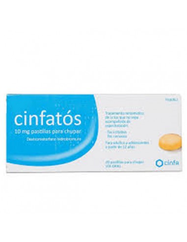 CINFATOS 10 MG 20 PASTILLAS PARA CHUPAR