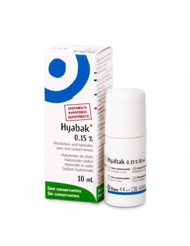 HYABAK 0.15% SOLUCION HIDRATANTE LENTES DE CONTACTO 10 ML