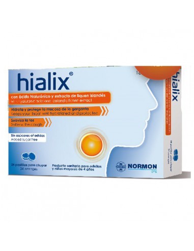 HIALIX 24 PASTILLAS PARA CHUPAR