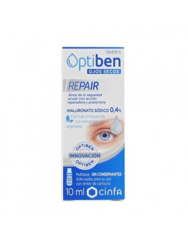 OPTIBEN OJOS SECOS REPAIR FRASCO 10 ML