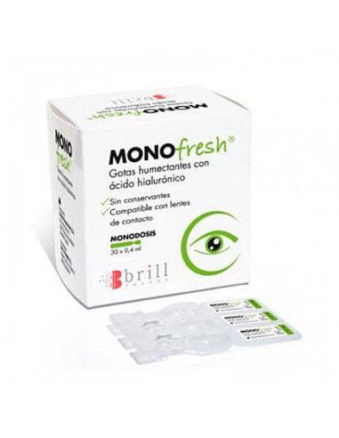 MONOFRESH GOTAS HUMECTANTES MONODOSIS 0.4 ML 30 MONODOSIS