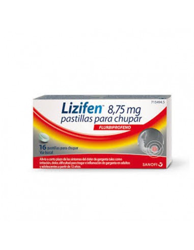 LIZIFEN 8.75 MG 16 PASTILLAS PARA CHUPAR