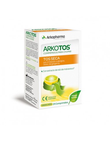 ARKOTOS TOS SECA 24 COMPRIMIDOS SABOR LIMON