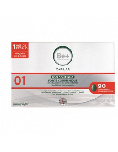 BE+ MED CAPILAR USO OCASIONAL FORTE 90 COMPRIMIDOS