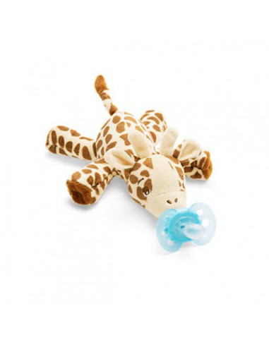 CHUPETE SILICONA PHILIPS AVENT 0- 6 M CON PELUCHE JIRAFA 1 U