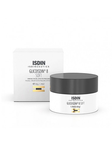 ISDINCEUTICS GLICOISDIN 8 SOFT CREMA FACIAL EFECTO PEELING 1 TARRO 50 ml