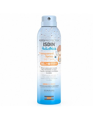 ISDIN FOTOPROTECTOR PEDIATRICS TRANSPARENT SPRAY WET SKIN SPF 50 1 ENVASE 250 ML