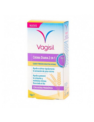 VAGISIL CREMA DIARIA 2 EN 1 15 G