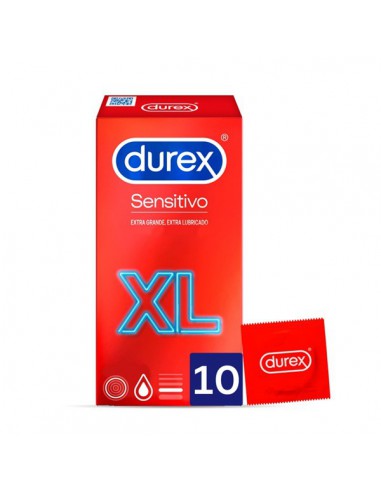 DUREX SENSITIVO XL PRESERVATIVOS 10 UNIDADES