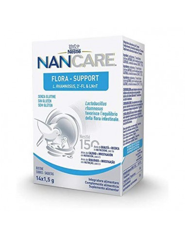 NAN CARE FLORA SUPPORT 14 SOBRES 1,8 g