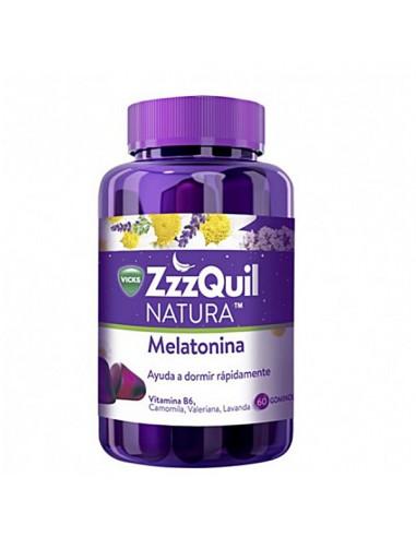 ZZZQUIL NATURA 60 GOMINOLAS