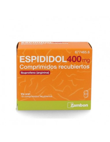 ESPIDIDOL 400 MG 18 COMPRIMIDOS RECUBIERTOS