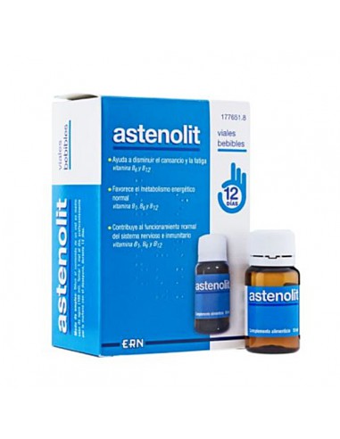 ASTENOLIT 12 VIALES BEBIBLES 10 ML