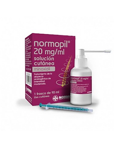 NORMOPIL 20 MG/ML 1 FRASCO SOLUCION CUTANEA 90 ML