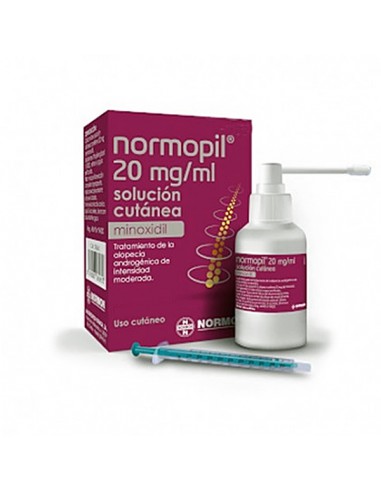 NORMOPIL 20 MG/ML 3 FRASCOS SOLUCION CUTANEA 90 ML