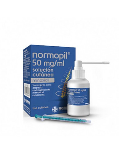 NORMOPIL 50 MG/ML 3 FRASCOS SOLUCION CUTANEA 90 ML