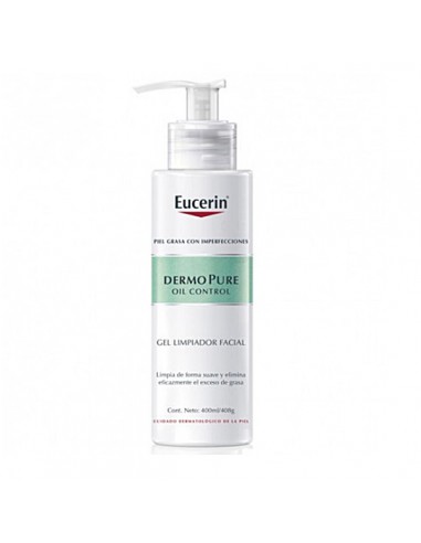 EUCERIN DERMOPURE OIL CONTROL GEL LIMPIADOR FACIAL 1 ENVASE 400 ml