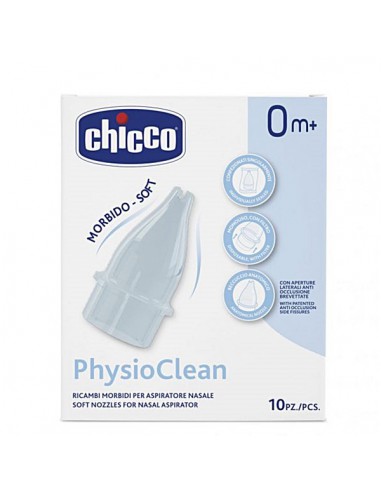 CHICCO PHYSIO CLEAN ASPIRADOR NASAL RECAMBIOS 10 U