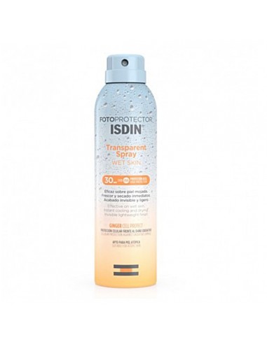 ISDIN FOTOPROTECTOR TRANSPARENT SPRAY WET SKIN SPF 30 1 ENVASE 250 ml